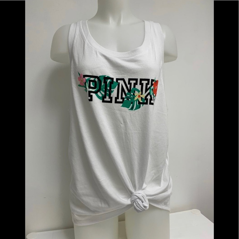 Victoria's Secret Pink Slit Back Tank Top